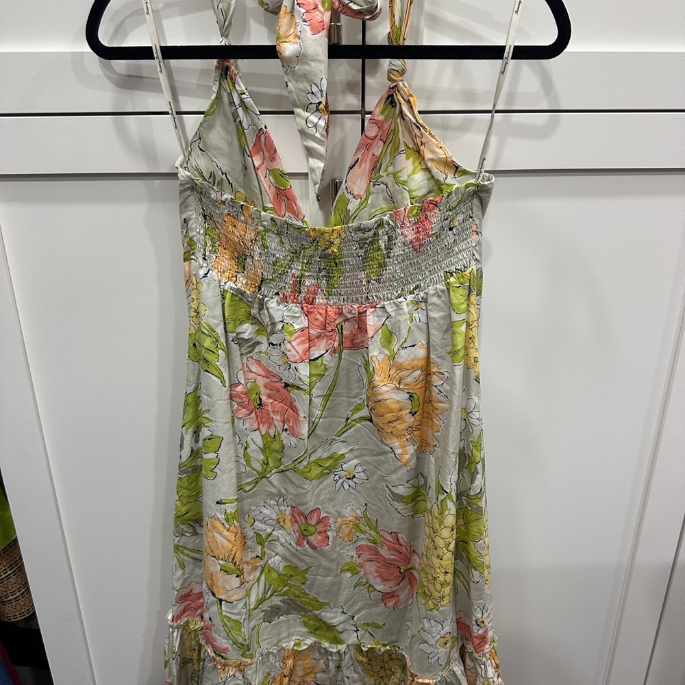 Tommy Bahama Floral Halter Dress small - Picture 4 of 5